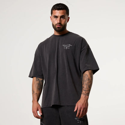 Vanquish - LEGACY WASHED OVERSIZED BOXY TEE