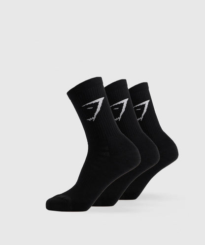 GYMSHARK - CREW SOCKS 3PK