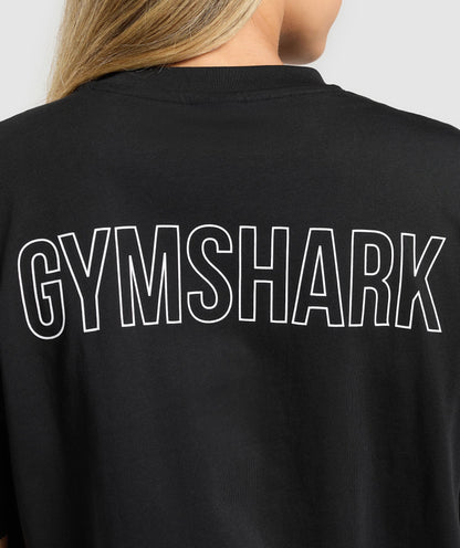 Gymshark - TRACE GRAPHIC OVERSIZED T-SHIRT