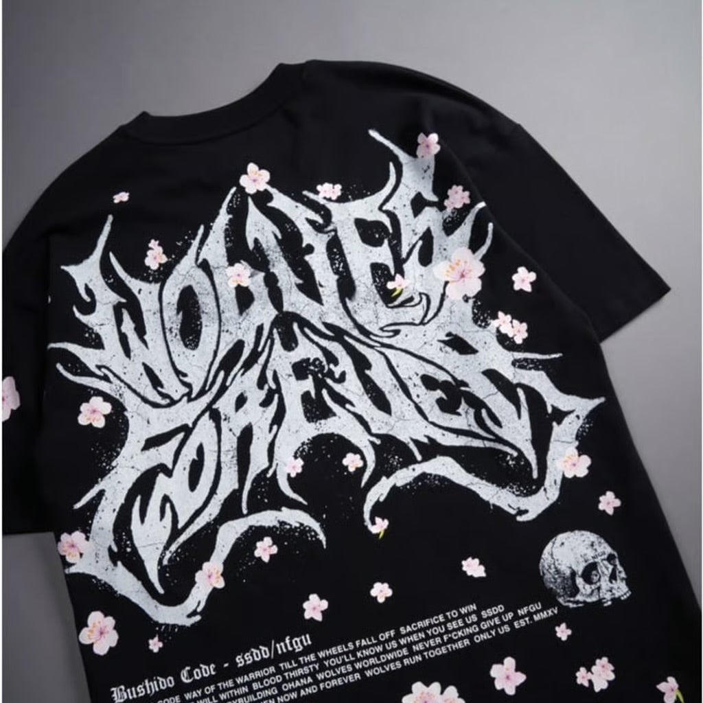 WOLVES CLUB - METAL CHERRY BLOSSOM PREMIUM OVERSIZED