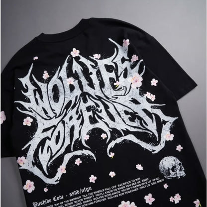 WOLVES CLUB - METAL CHERRY BLOSSOM PREMIUM OVERSIZED
