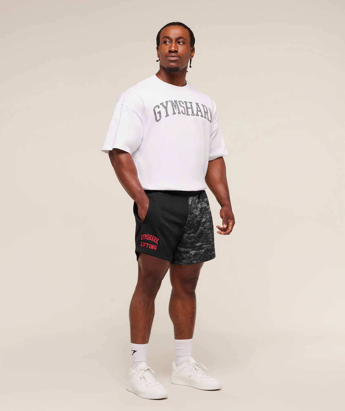 GYMSHARK - LIFTING MESH 5" SHORTS