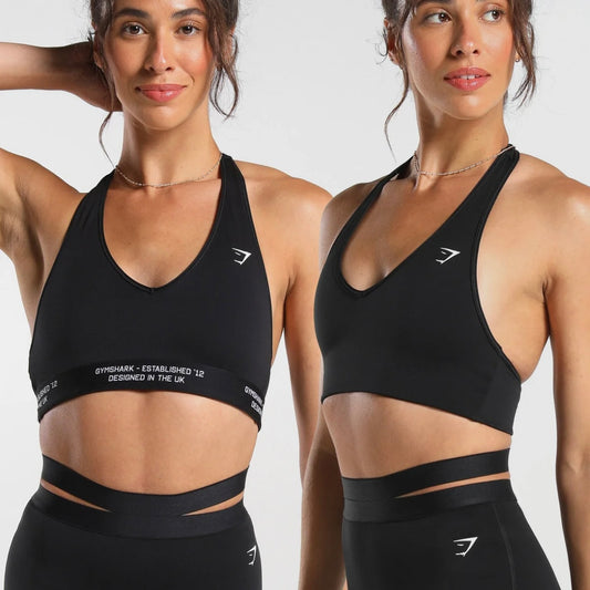 GYMSHARK - REVERSIBLE HALTERNECK SPORTS BRA