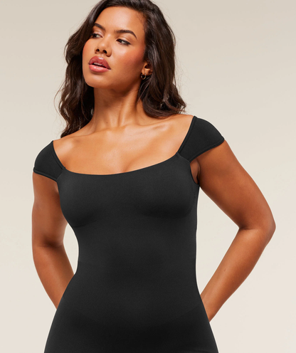 Gymshark - SOFT SCULPT CAP SLEEVE ALL-IN-ONE