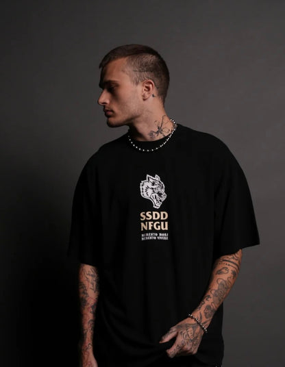 Wolves club - Don't Look Back "Premium" Oversized Tee