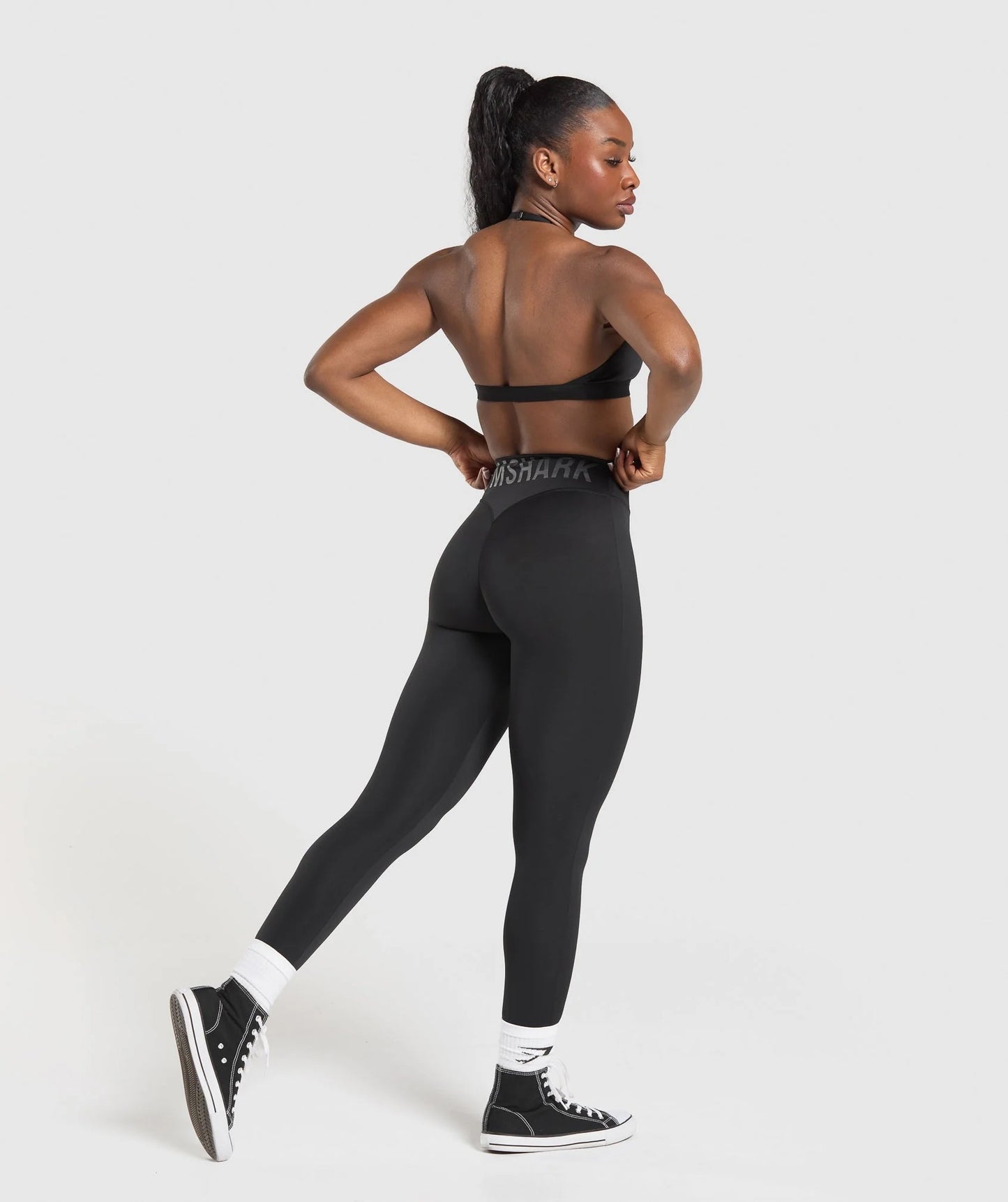 GYMSHARK- WORDMARK GRAPHIC LEGGINGS