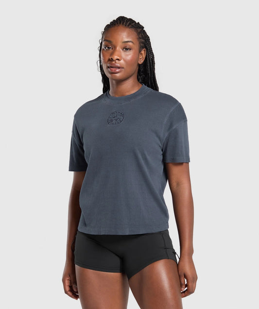 Gymshark - PREMIUM LEGACY WASHED OVERSIZED T-SHIRT