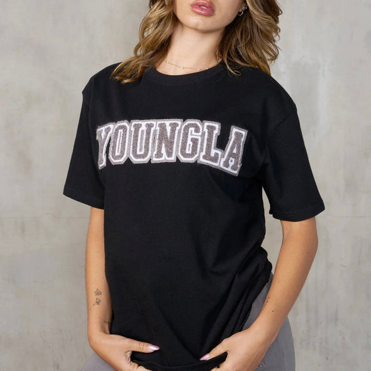 YOUNGLA - W422 VARSITY PUMP TEES