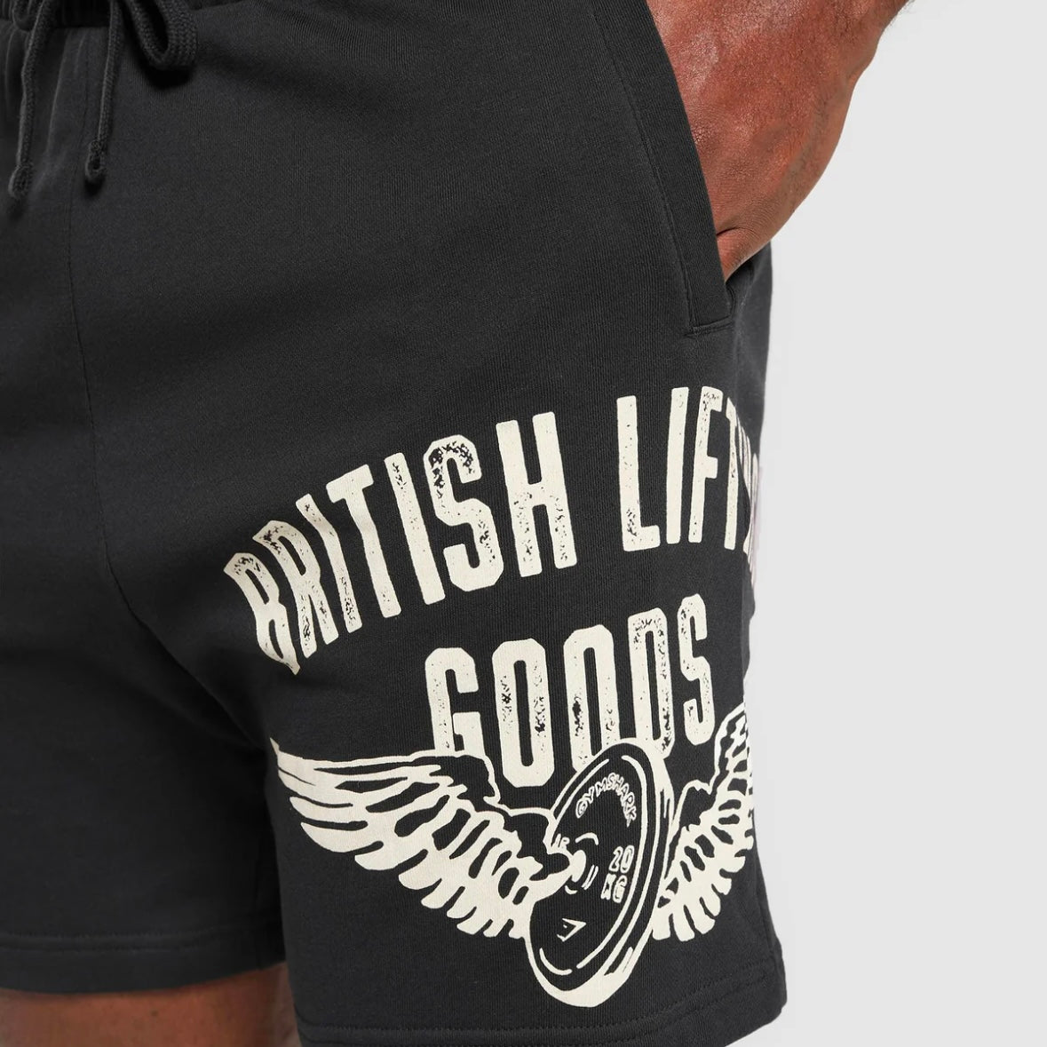 GYMSHARK - BRITISH LIFTING GOODS GRAPHIC SHORTS
