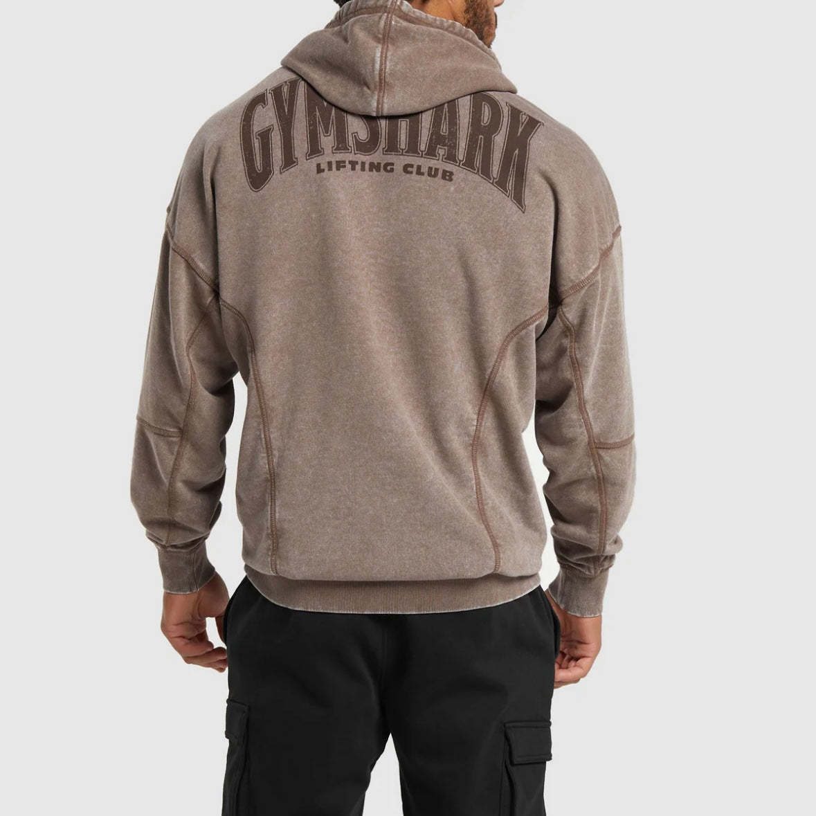 GYMSHARK - HERITAGE WASHED HOODIE