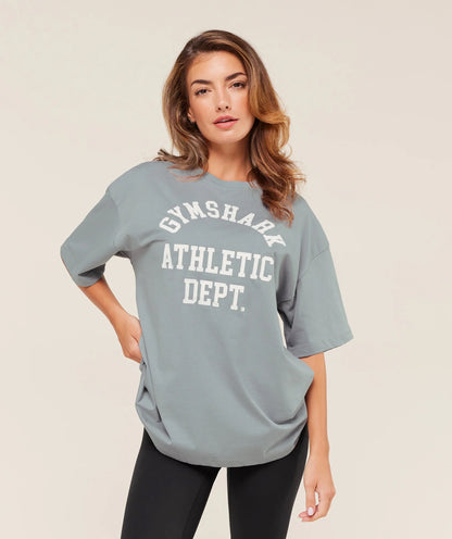 Gymshark - ATHLETIC DEPARTMENT OVERSIZED GRAPHIC T-SHIRT