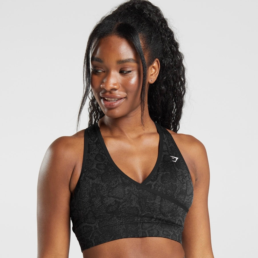 GYMSHARK - ADAPT ANIMAL SEAMLESS SPORTS BRA