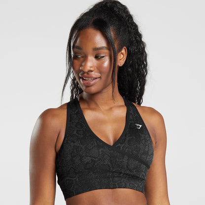 GYMSHARK - ADAPT ANIMAL SEAMLESS SPORTS BRA