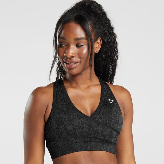 GYMSHARK - ADAPT ANIMAL SEAMLESS SPORTS BRA