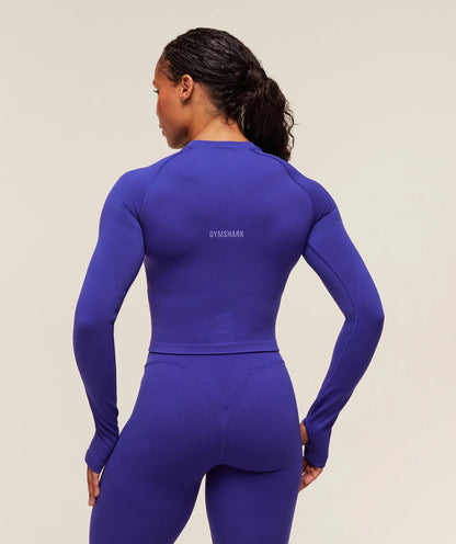 Gymshark - ACTIVATE LONG SLEEVE CROP TOP