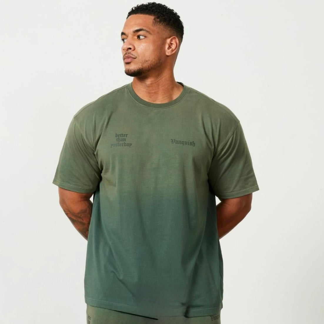 VANQUISH - SUN-FADED OVERSIZED T SHIRT
