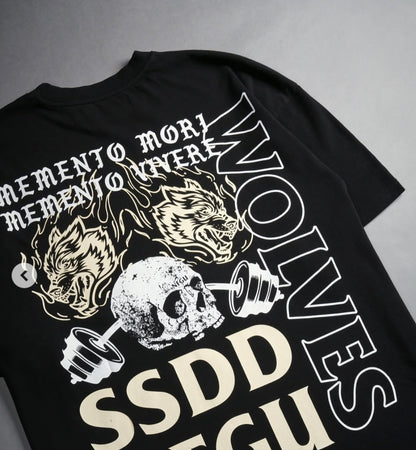 Wolves club - Don't Look Back "Premium" Oversized Tee