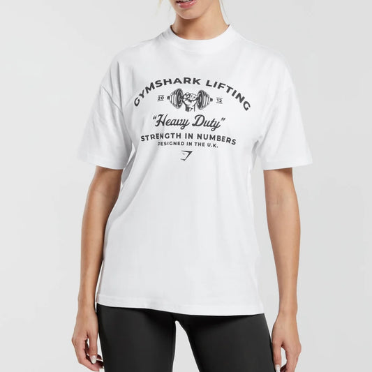 GYMSHARK - HEAVY DUTY OVERSIZED T-SHIRT