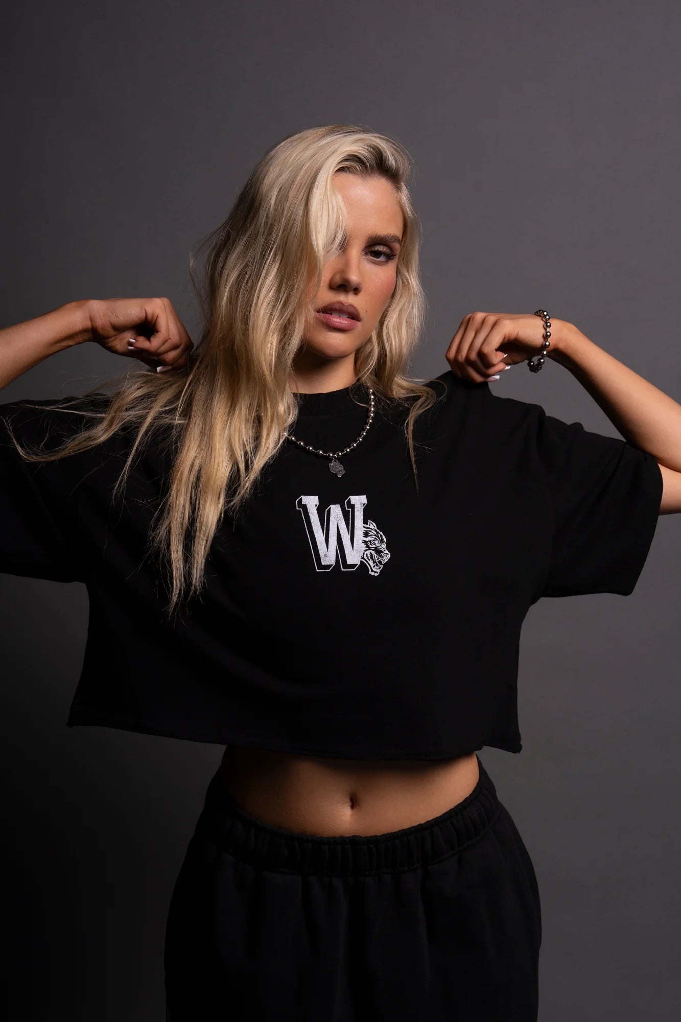WOLVES CLUB - OUR STAMP PREMIUM OVERSIZED (CROPPED) TEE