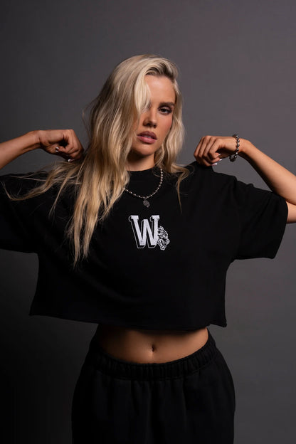 WOLVES CLUB - OUR STAMP PREMIUM OVERSIZED (CROPPED) TEE