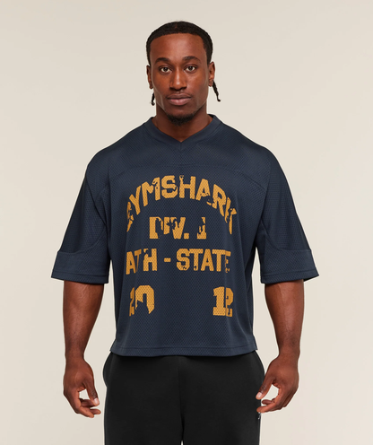 Gymshark - GRAPHIC MESH OVERSIZED T-SHIRT