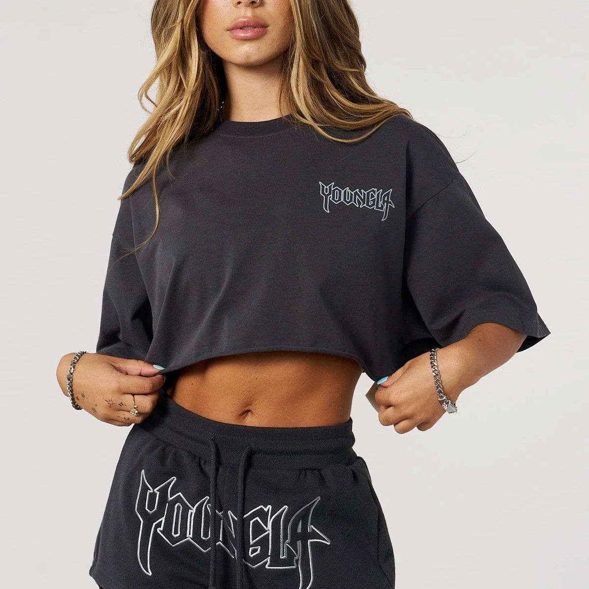 YOUNGLA - W455 ALCHEMY CROP TEE