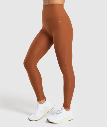 GYMSHARK - RIBBED LEGGINGS