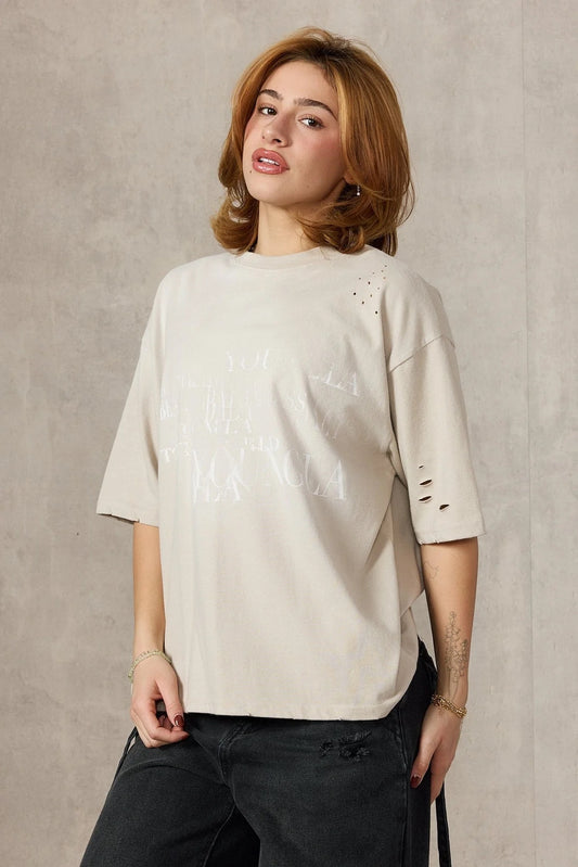 YOUNGLA - W476 ILLUSION TEE