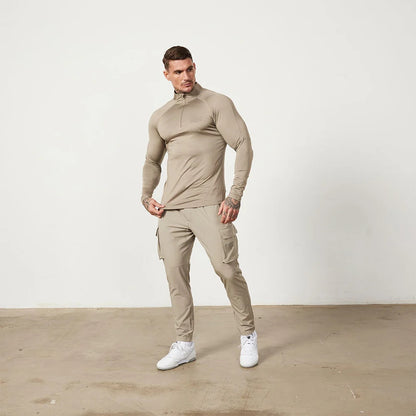VANQUISH - UTILITY STONE 1/4 ZIP TRAINING TOP