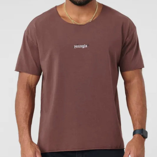 YOUNGLA - 409 RAW NECK TEES