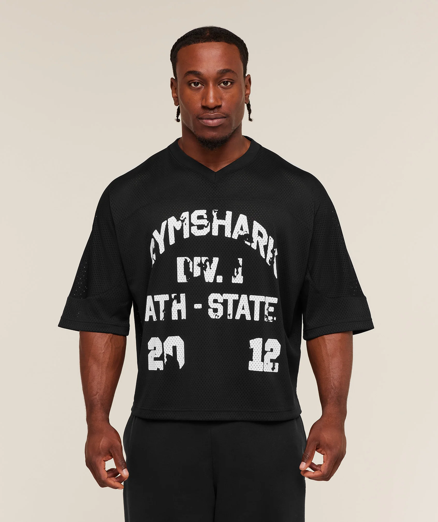 Gymshark - GRAPHIC MESH OVERSIZED T-SHIRT