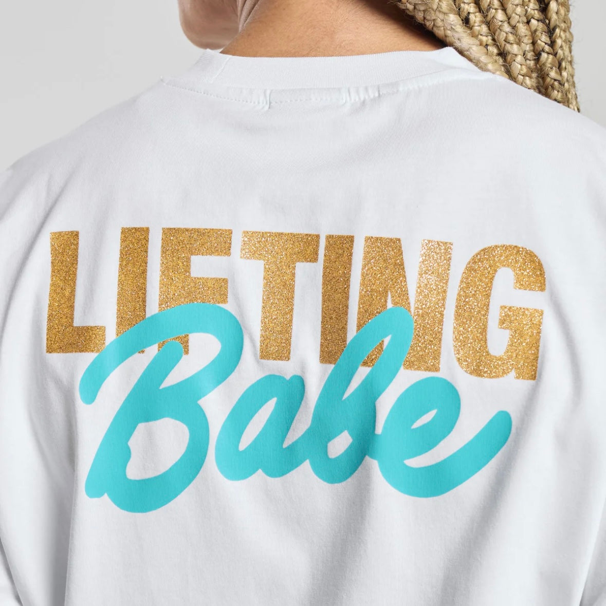 GYMSHARK - LIFTING BABE OVERSIZED T-SHIRT