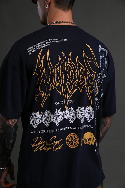 Wolves club - WITH CREDENCE V2 "PREMIUM" OVERSIZED TEE