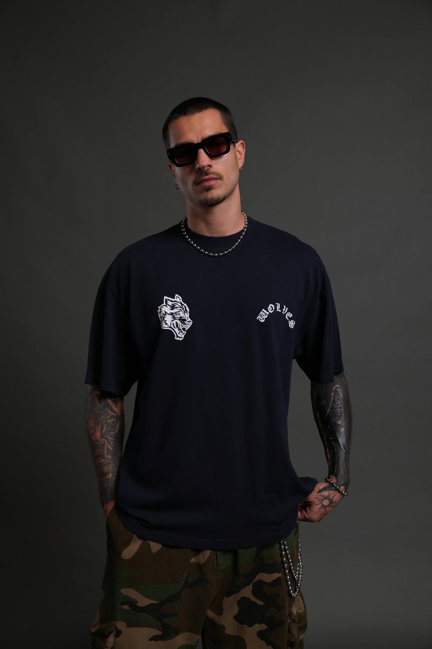Wolves club - WITH CREDENCE V2 "PREMIUM" OVERSIZED TEE