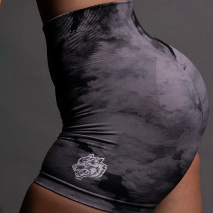 WOLVES CLUB - DUAL WOLF EVERSON SEAMLESS HUXLEY SHORTS CLOUDS