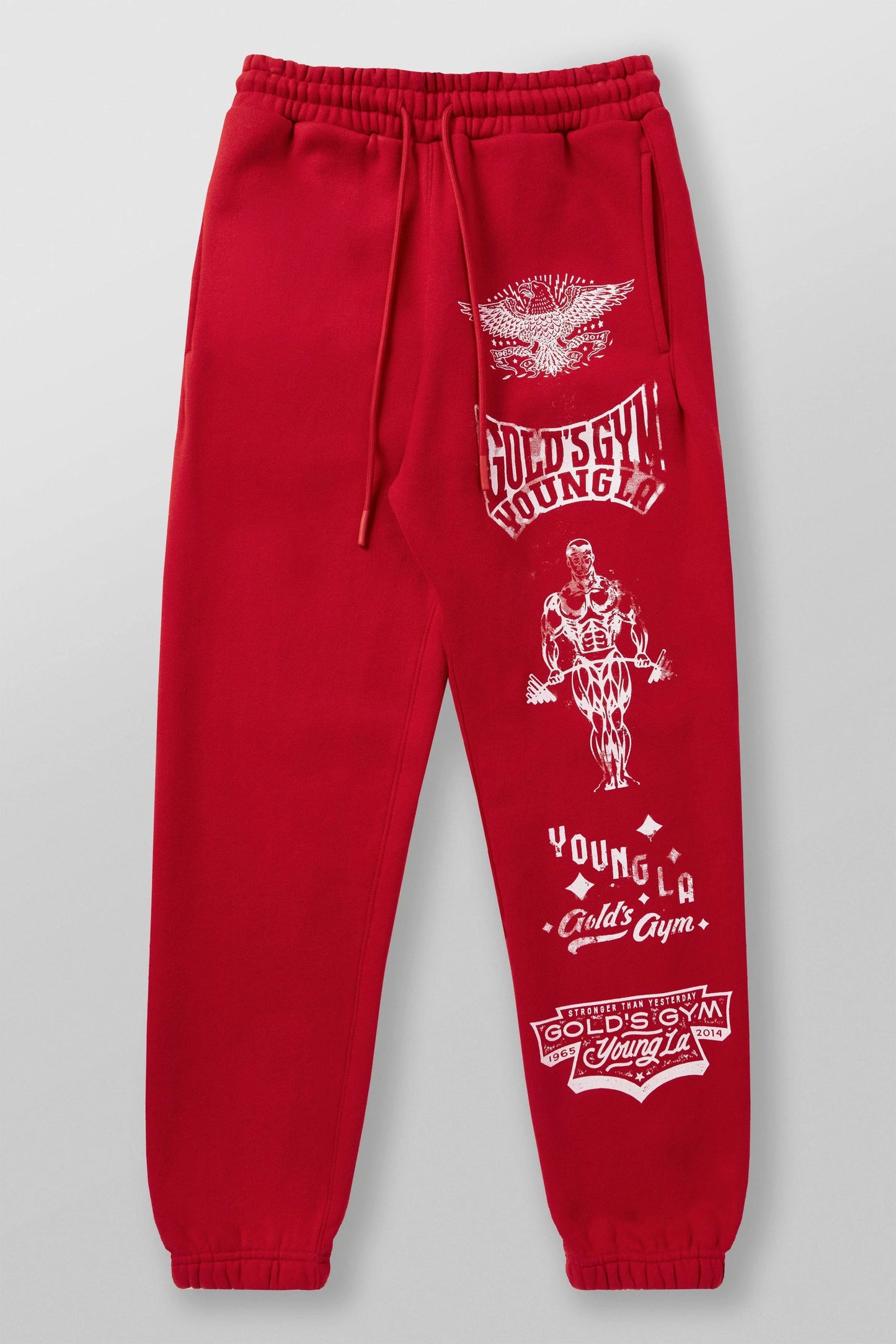 YOUNGLA 2143 GOLDS GYM INMORTAL JOGGER