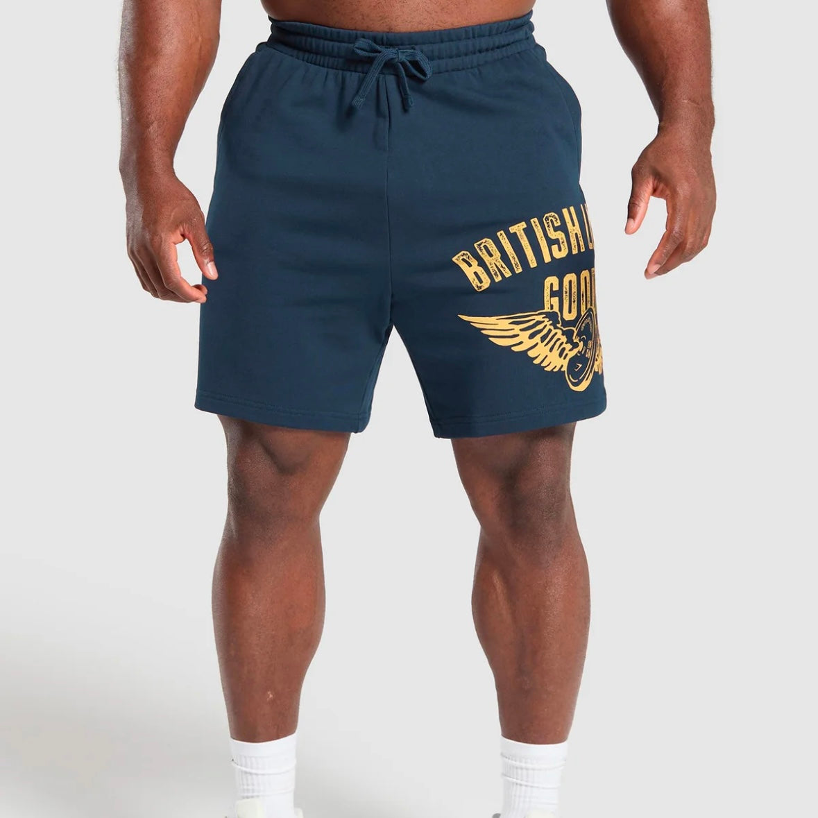 GYMSHARK - BRITISH LIFTING GOODS GRAPHIC SHORTS