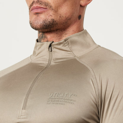VANQUISH - UTILITY STONE 1/4 ZIP TRAINING TOP
