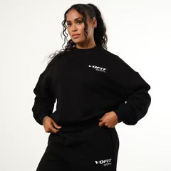 VANQUISH - RACER BLACK OVERSIZED SWEATSHIRT