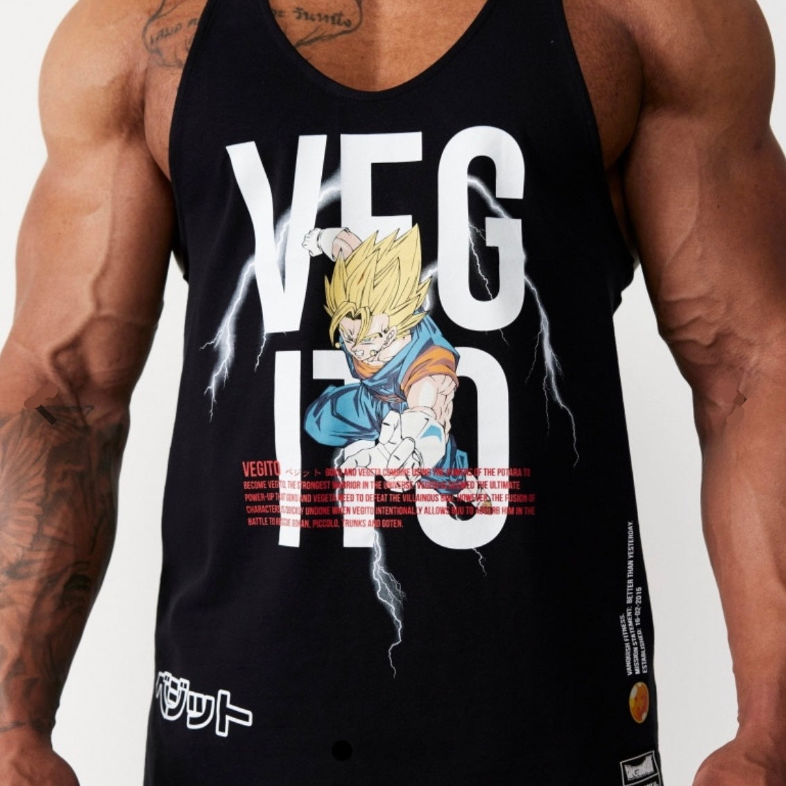 VANQUISH - DBZ VEGITO BLACK STINGER VEST