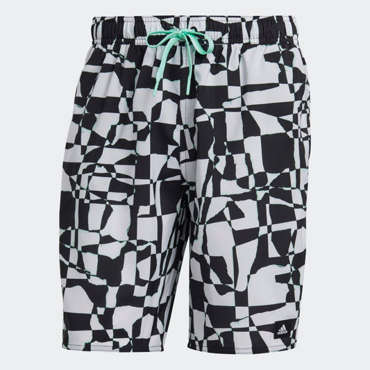 ADIDAS - SHORT NATACIÓN SHREDDED CHECK CLX