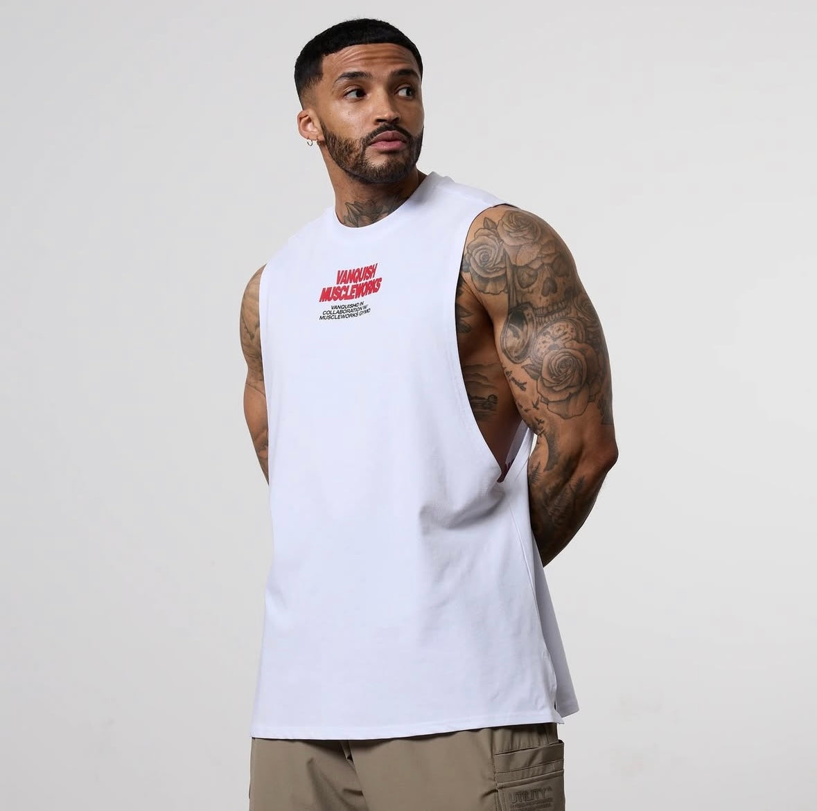 VANQUISH - MUSCLEWORKS SLEEVELESS T-SHIRT