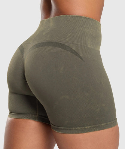 Gymshark - GAINS SEAMLESS WASHED SHORTS