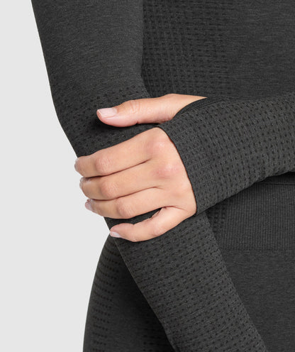 Gymshark - VITAL LONG SLEEVE CUT OUT TOP