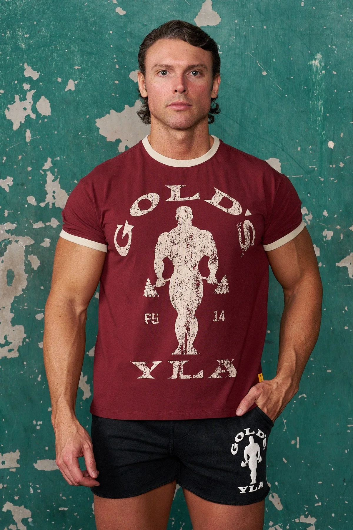 Youngla - 4009 - GOLDS GYM RINGER TEES