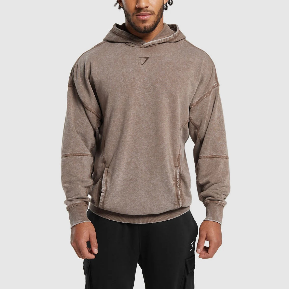 GYMSHARK - HERITAGE WASHED HOODIE