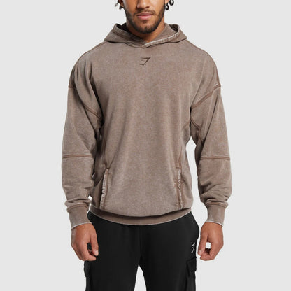 GYMSHARK - HERITAGE WASHED HOODIE