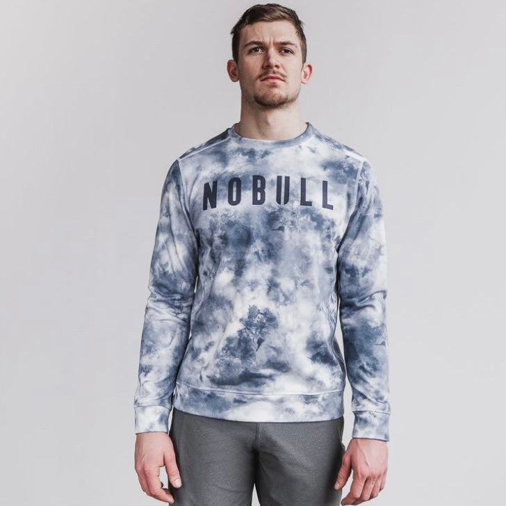 NOBULL - TIE-DYE CREW SWEATSHIRT