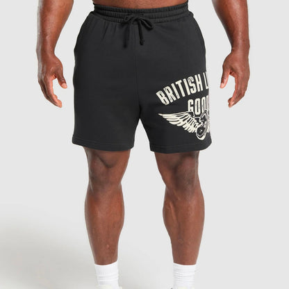 GYMSHARK - BRITISH LIFTING GOODS GRAPHIC SHORTS