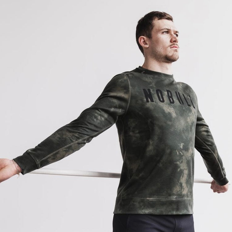 NOBULL - TIE-DYE CREW SWEATSHIRT